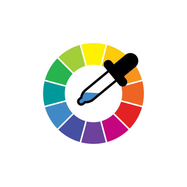 Pipette. Color picker. Color wheel.
